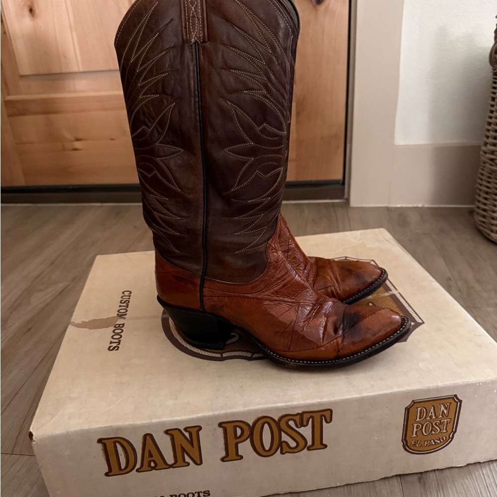 Dan Post Rustic Brown Western Boots